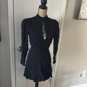 Elegant Black Women's Dress